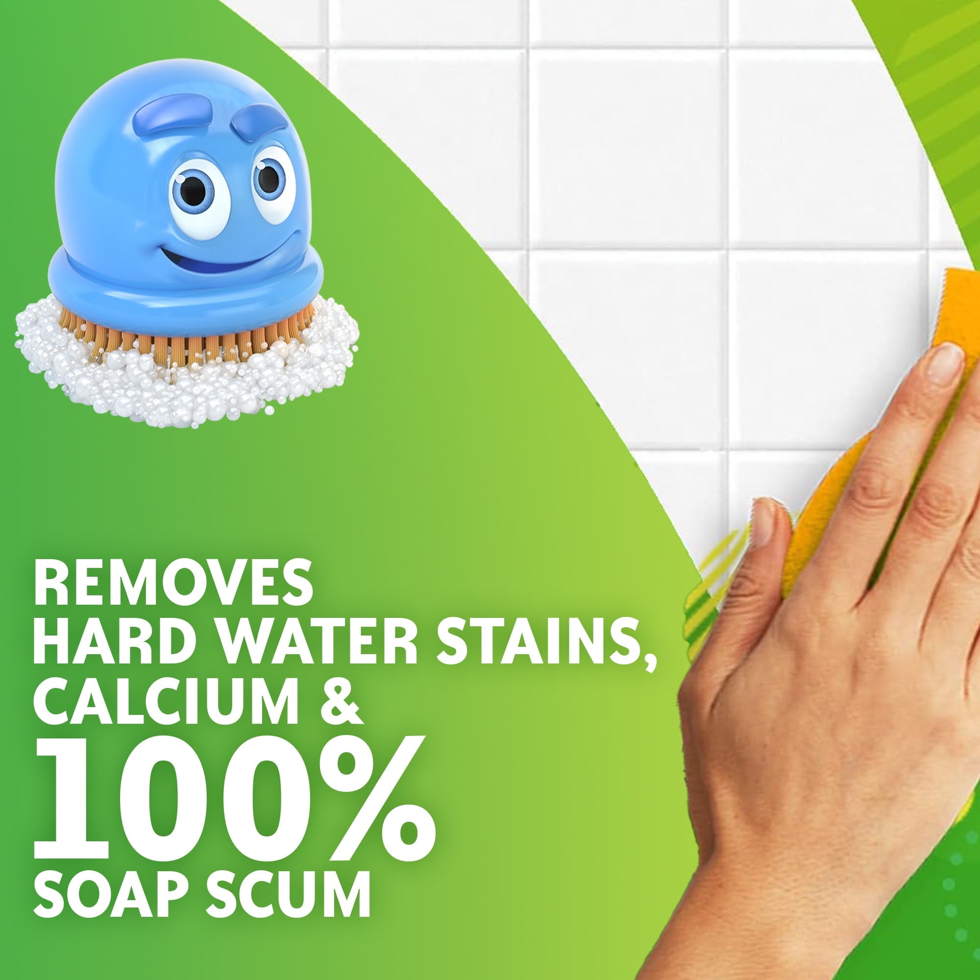 (4 pack) Mega Shower Foamer Aerosol, Tough Bathroom, Tile, Shower &amp; Tub Disinfectant Cleaner, Rainshower, 20 oz, 2 Pack