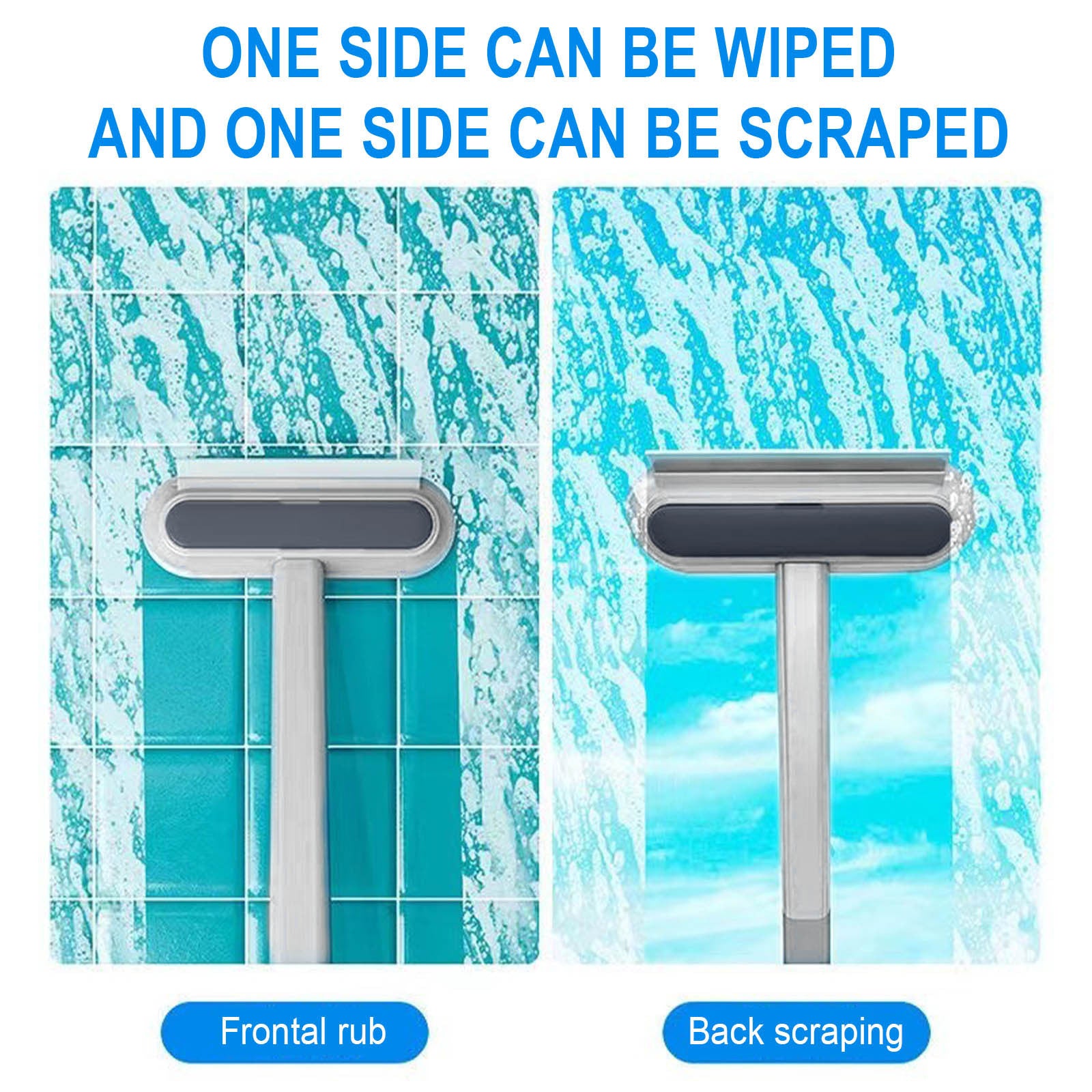 Mesh Screen Cleaner, Window Screen Cleaning Brush Washing Equipment, Screen Cleaner Brush, Duster, Window Squeegee Tool Kit for Wet and Dry Use on Glass Windows