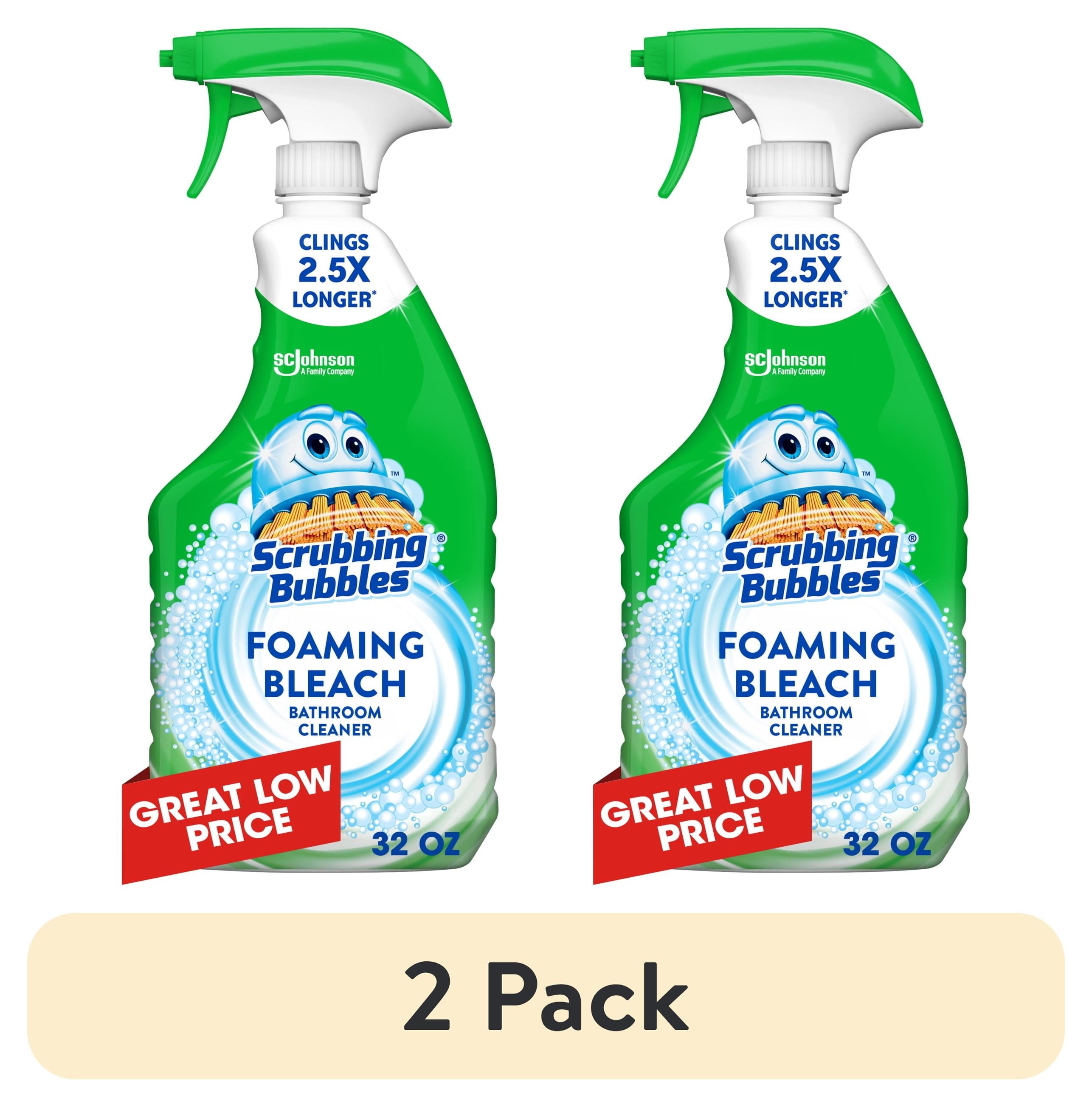 (8 pack) Bathroom Cleaner, Trigger Bottle,Fresh Scent,32 oz, 1 Count