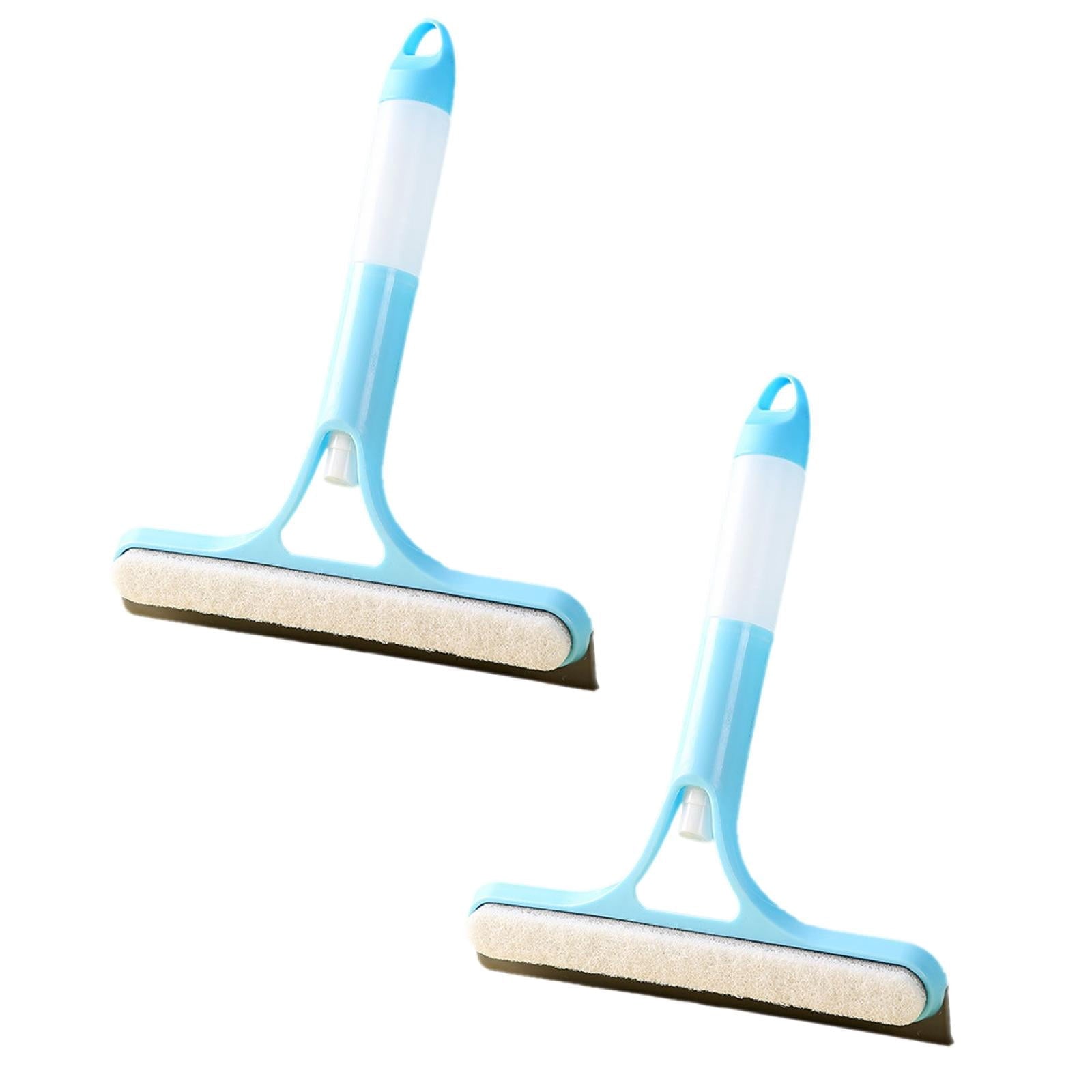 Window Cleaner Tool 3-In-1 Window Cleaner Kit-Squeegee, Scraper &amp; Sprayer for Shower Glass, Mirrors &amp; Doors (Streak-Free Cleaning), Window Cleaning Kit, Blue