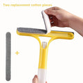 3-in-1 Glass Cleaner Tool, Multi-Functional Squeegee Wiper Scraper, All-in-One Cleaning Tool for Shower Door, Mirror,...