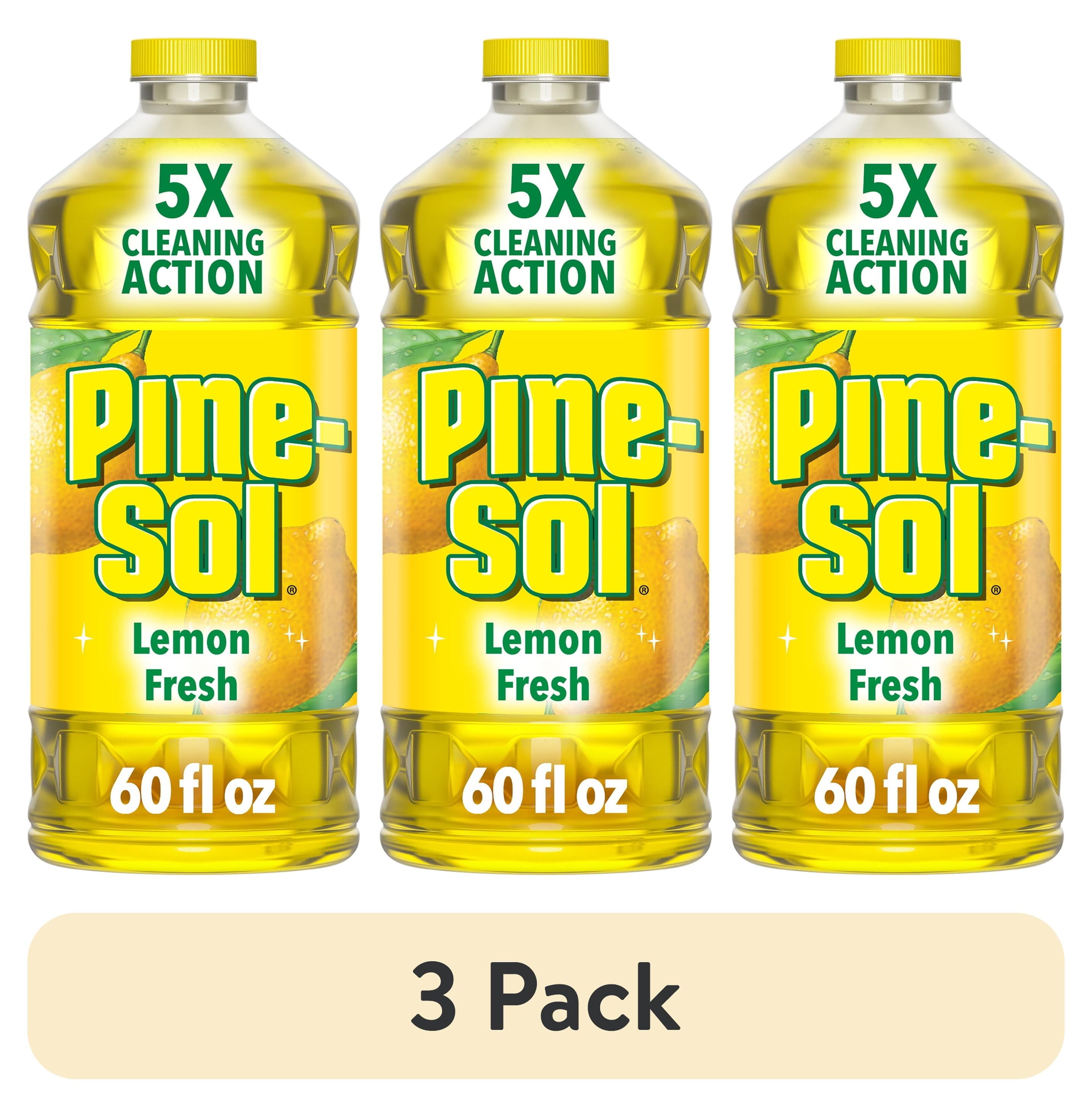 (6 pack) Multi-Surface Floor Cleaner, Lemon Fresh, 60 Fluid Ounces