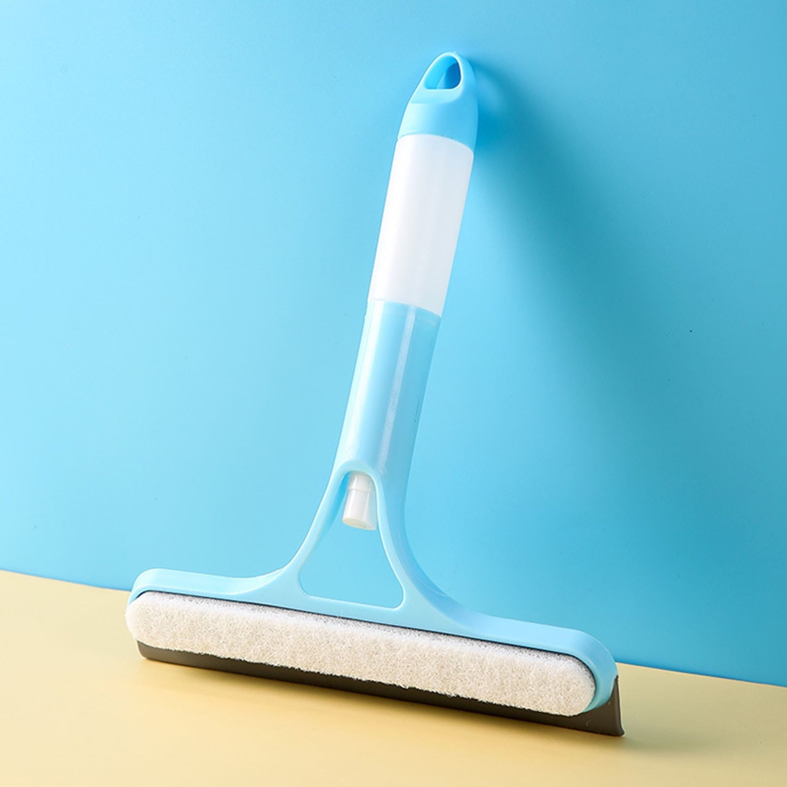 Window Cleaner Tool 3-In-1 Window Cleaner Kit-Squeegee, Scraper &amp; Sprayer for Shower Glass, Mirrors &amp; Doors (Streak-Free Cleaning), Window Cleaning Kit, Blue