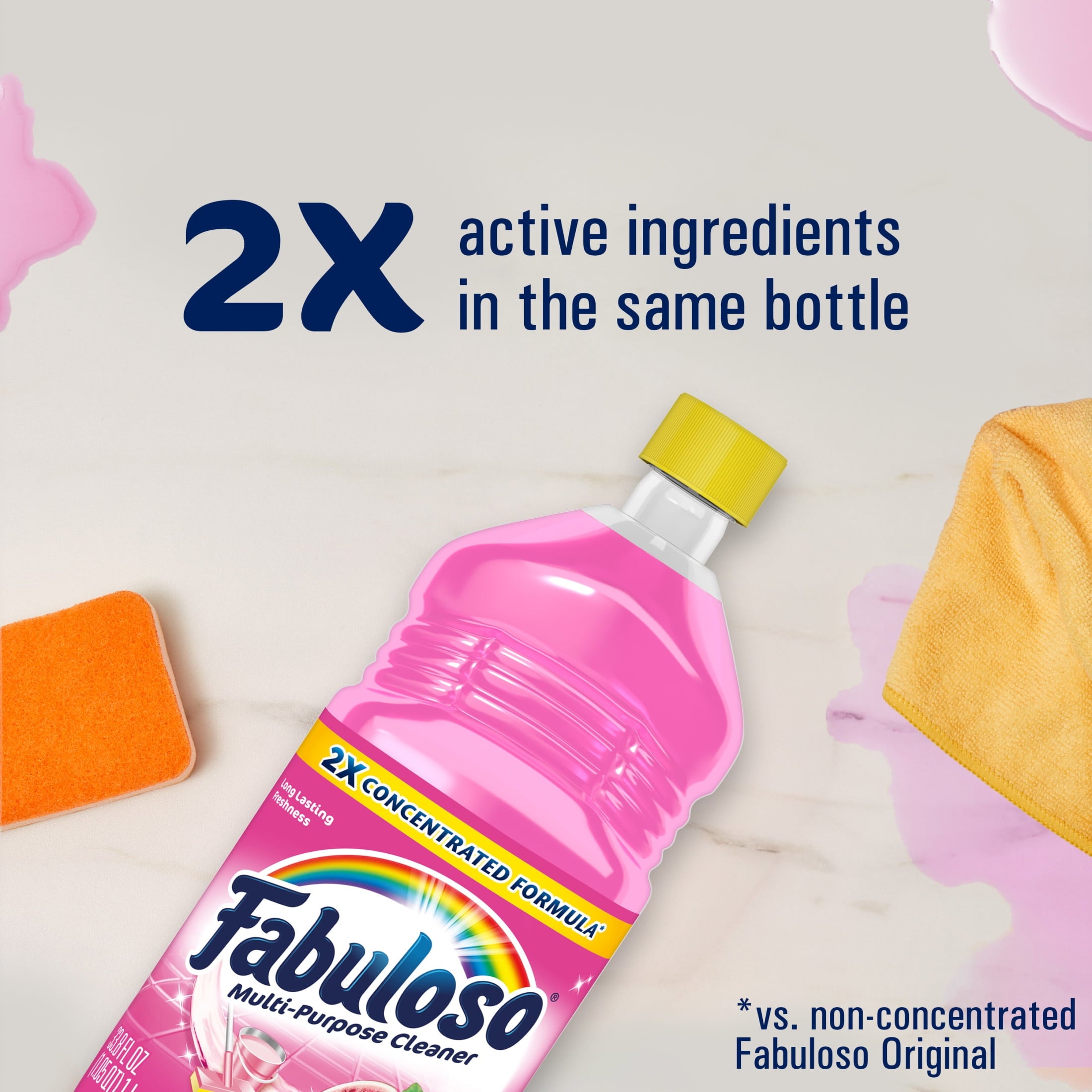 Multi Surface Floor Cleaner, Watermelon Scent, 33.8 fl oz