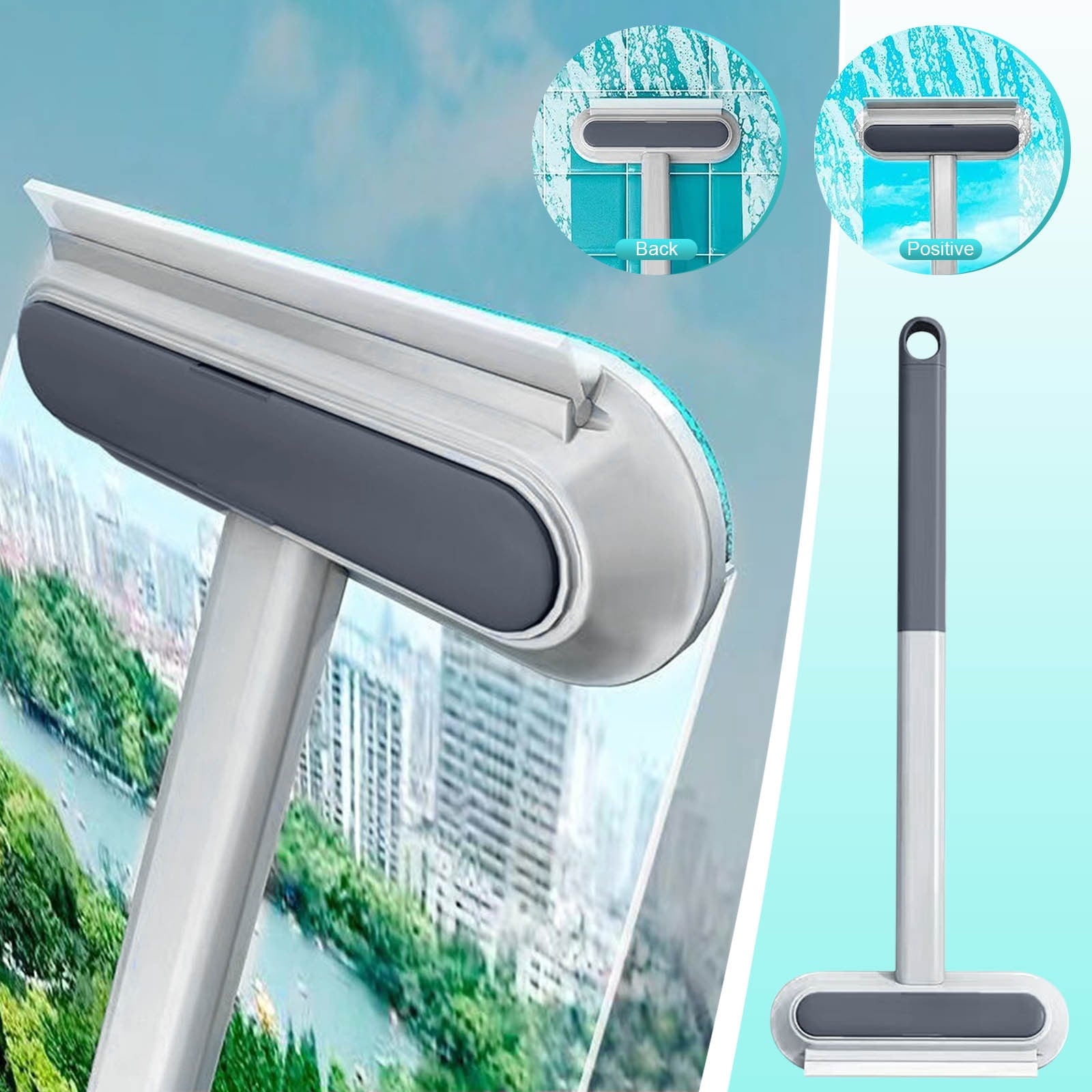 Mesh Screen Cleaner, Window Screen Cleaning Brush Washing Equipment, Screen Cleaner Brush, Duster, Window Squeegee Tool Kit for Wet and Dry Use on Glass Windows