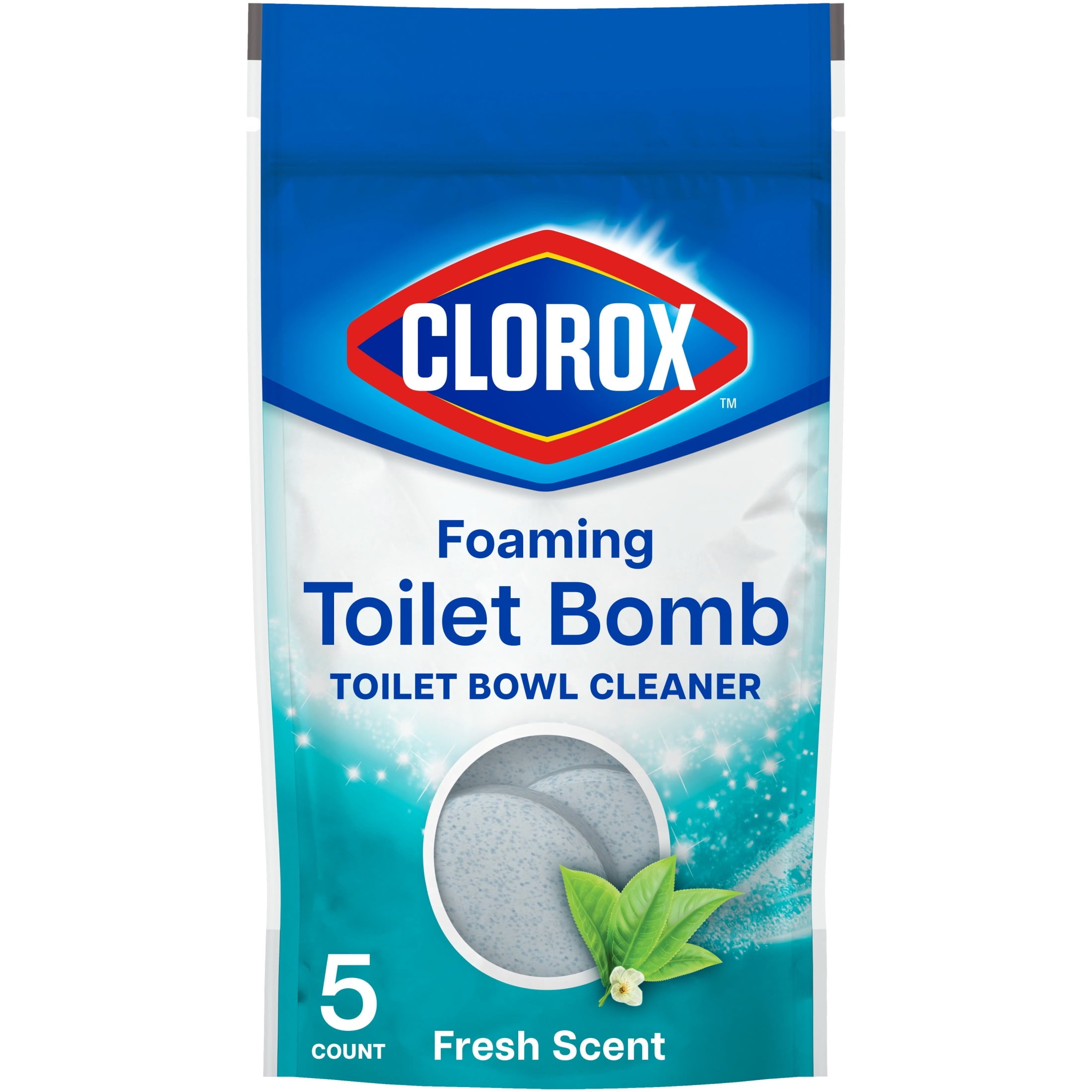 (6 pack) Toilet Bomb Toilet Bowl Cleaner, Free, Fresh Scent, 5 Count