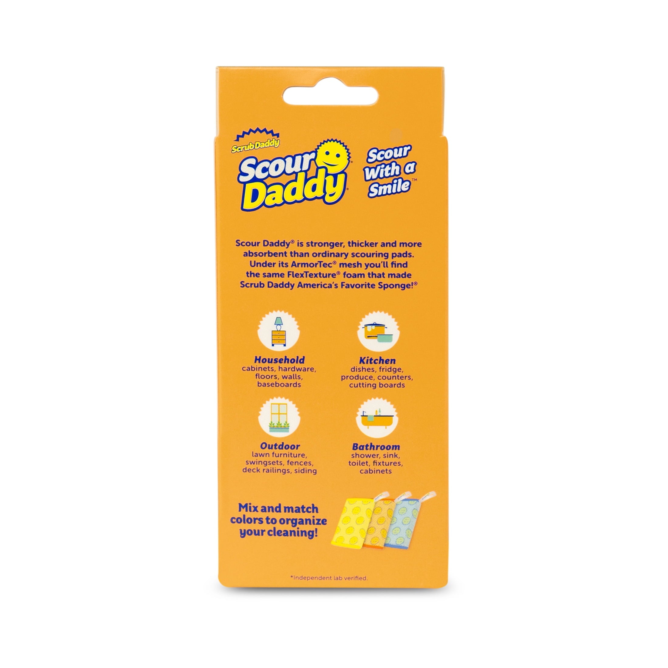 Scrub Daddy Scour Daddy Non-Scratch Scour Pads, 3 Count