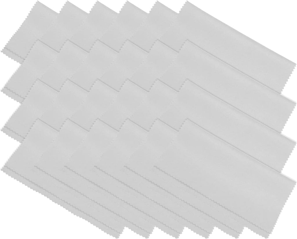 Cloth 7"x6", 24 Pcs Glasses Cloth Soft Suede Wipe Screen Cloth for Camera Lens es Screens in Individual Vinyl Pouch, ... - Image 3