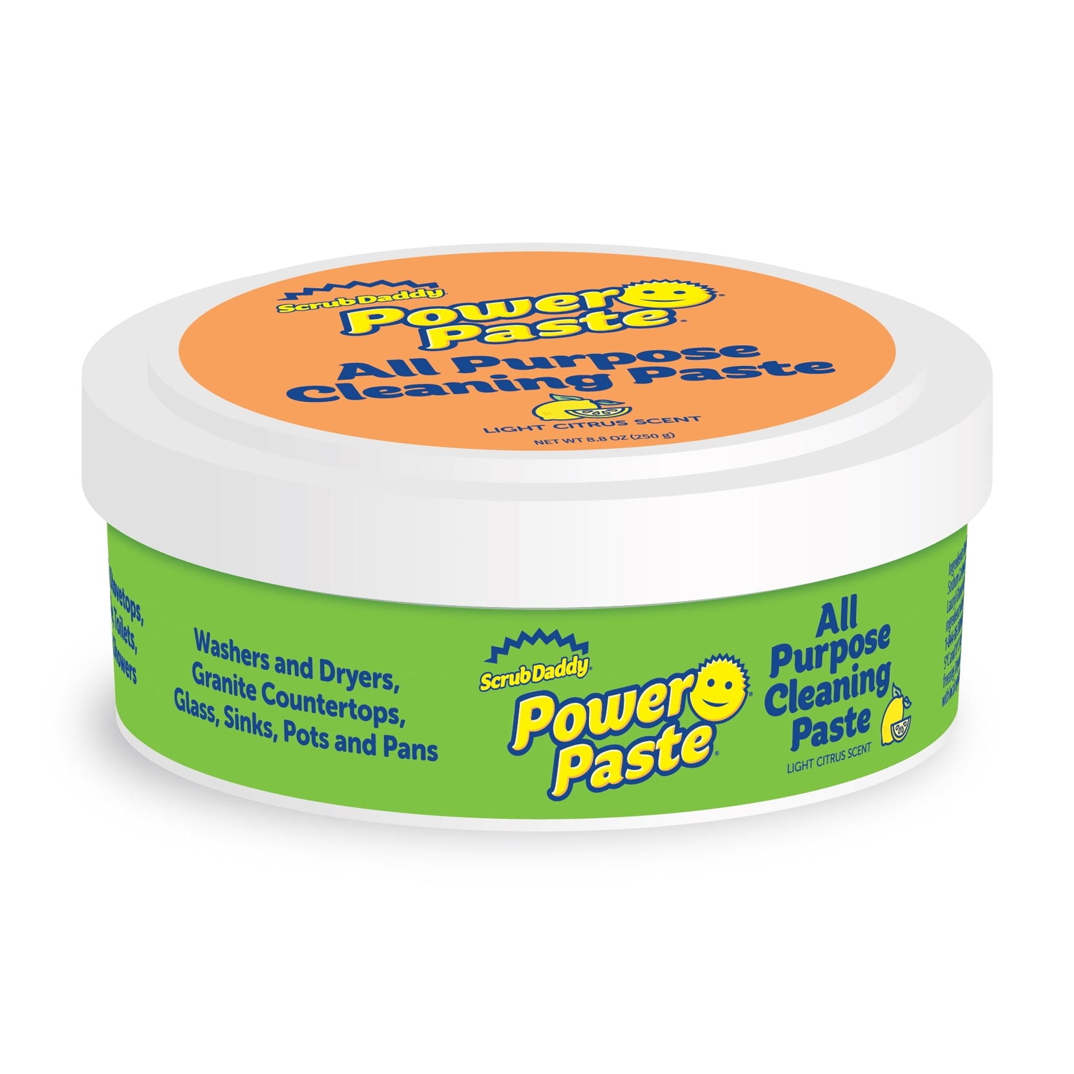 Scrub Daddy PowerPaste All-Purpose Cleaning Paste with Scrub Mommy Multipurpose Cleaning Sponge