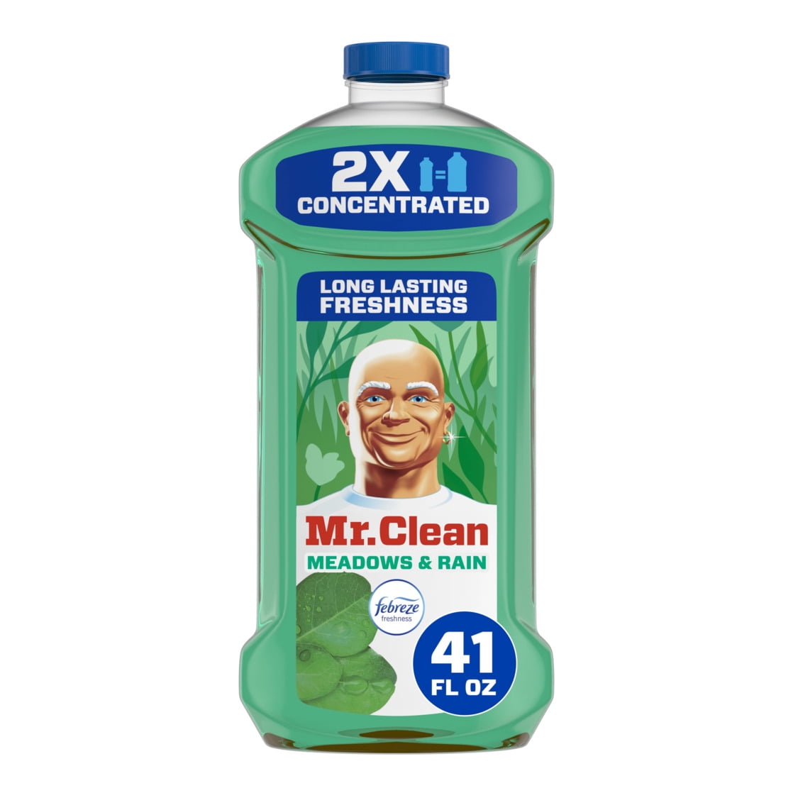 2X Concentrated Multi Surface, Cleaner, Febreze Meadows &amp; Rain Scent, 41 fl oz
