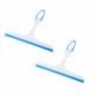 1 PCS Squeegee, Shower Glass Rubber Squeegees, 22 x 19cm Window Glass Cleaner Scraper for Bathroom Mirror Glass Window Floor,Blue