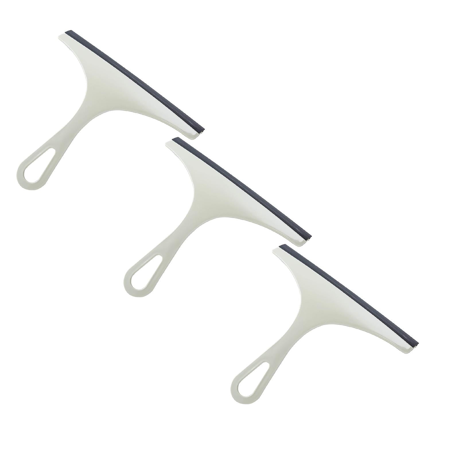 1 PCS Squeegee, Shower Glass Rubber Squeegees, 22 x 19cm Window Glass Cleaner Scraper for Bathroom Mirror Glass Window Floor,Blue