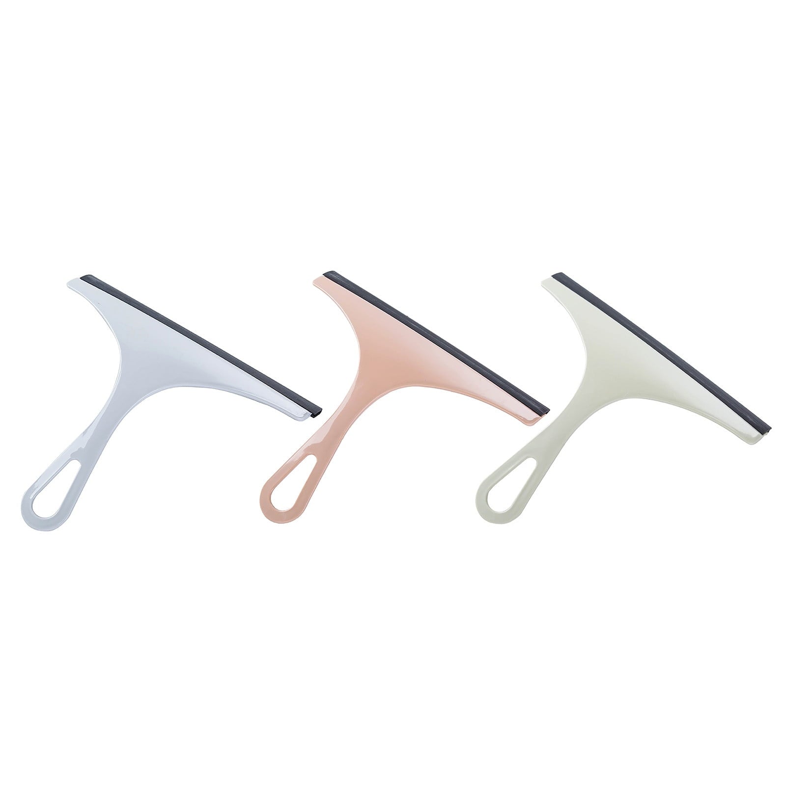 1 PCS Squeegee, Shower Glass Rubber Squeegees, 22 x 19cm Window Glass Cleaner Scraper for Bathroom Mirror Glass Window Floor,Blue