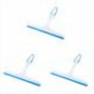 1 PCS Squeegee, Shower Glass Rubber Squeegees, 22 x 19cm Window Glass Cleaner Scraper for Bathroom Mirror Glass Window Floor,Blue