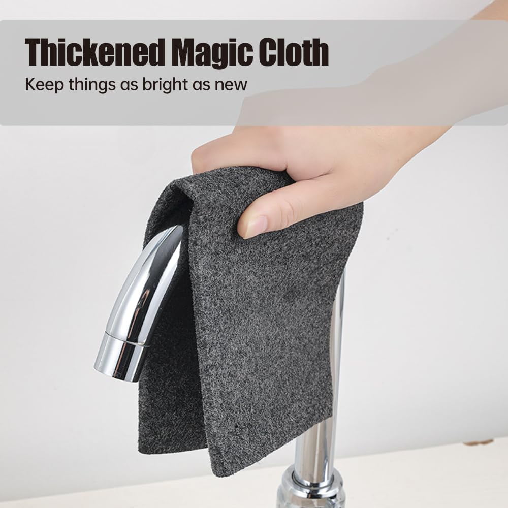2026 New Thickened Magic Cleaning Cloth, Reusable Streak Free Microfiber Cloth for Kitchen, Window, Glass and Cars - Image 2