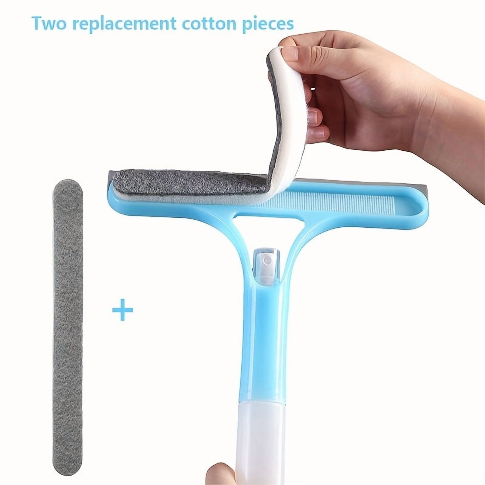 3-in-1 Glass Cleaner Tool, Multi-Functional Squeegee Wiper Scraper, All-in-One Cleaning Tool for Shower Door, Mirror,... - Image 4