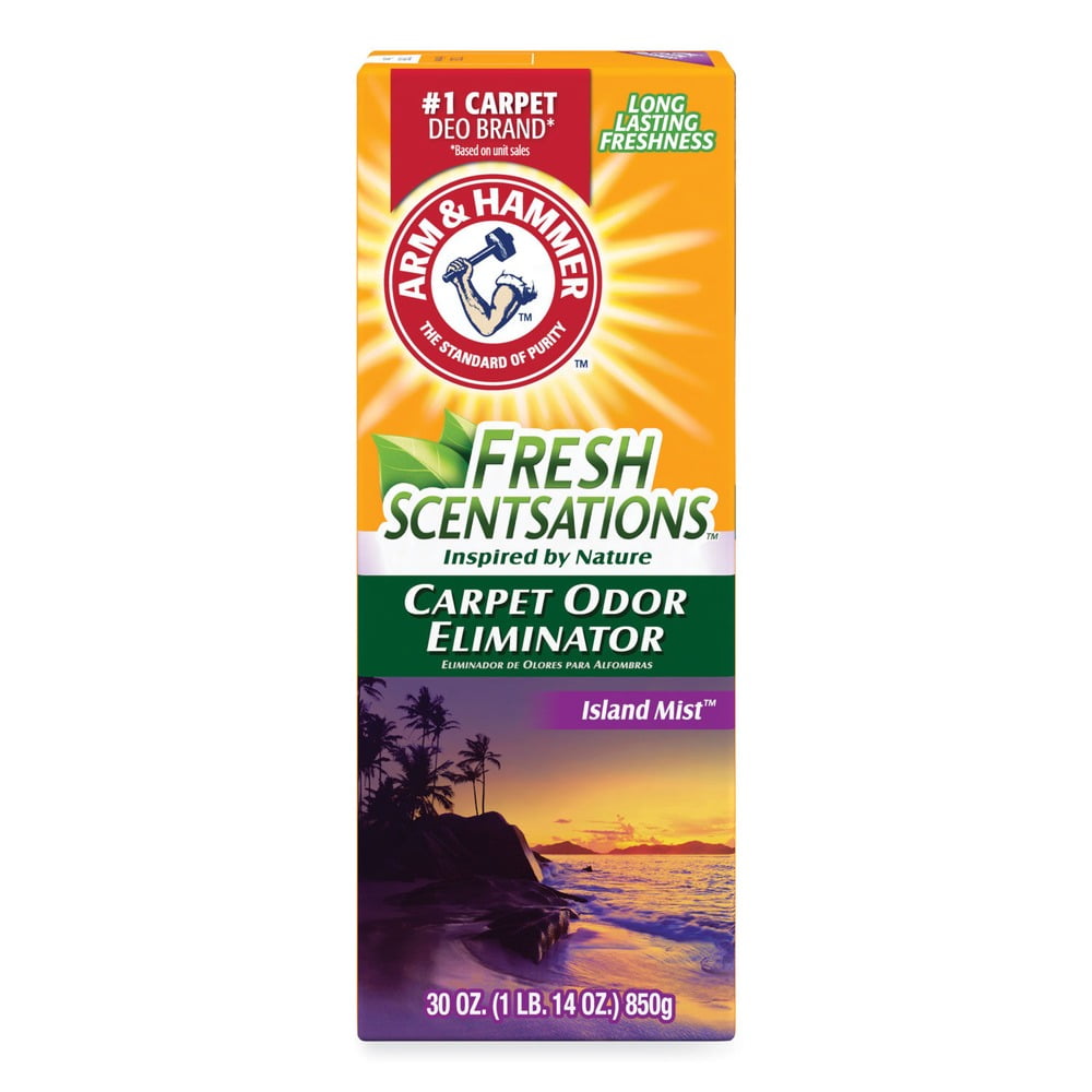 (6 pack) ARM &amp; HAMMER Carpet Powder, Island Mist, 30 oz.