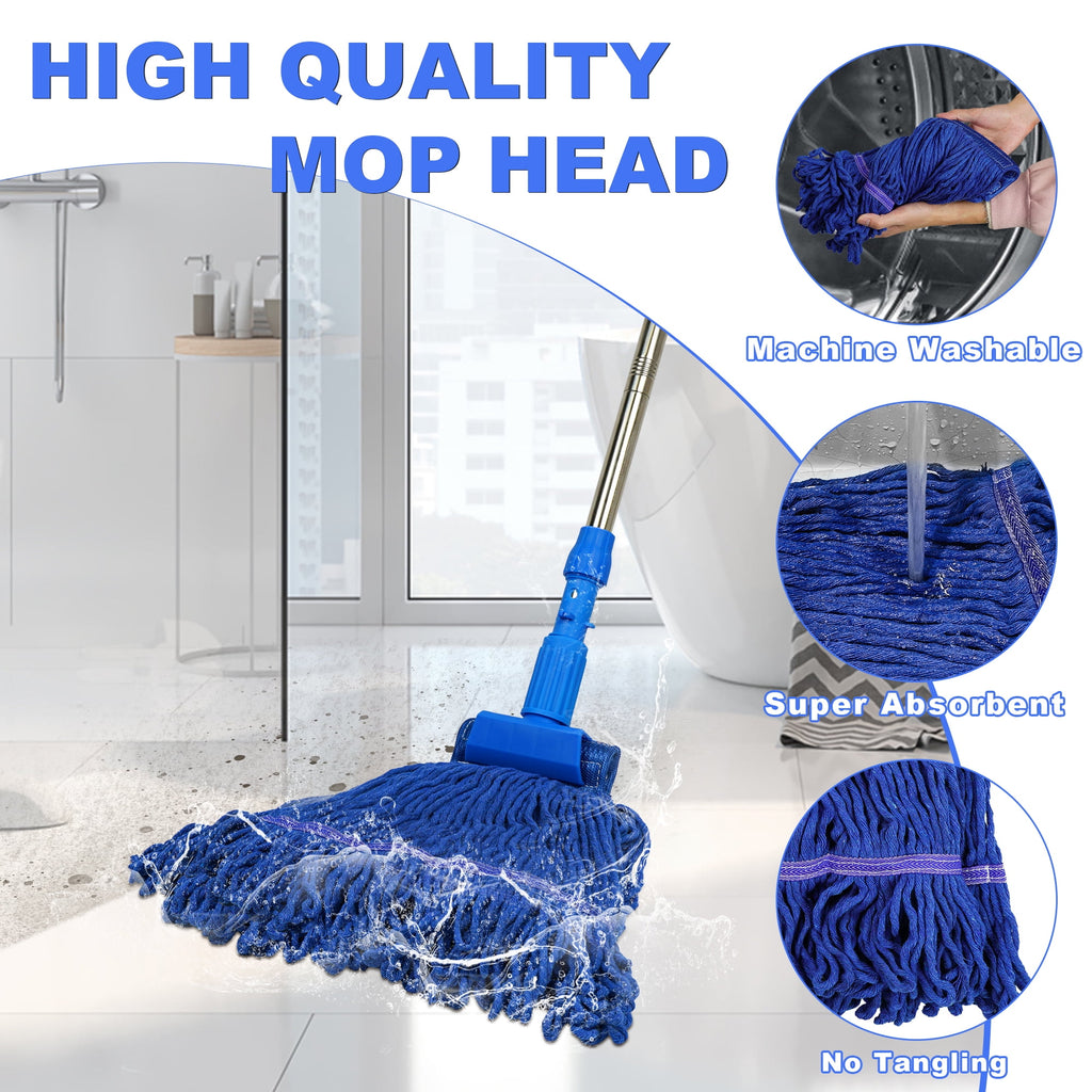Heavy Duty String Wet Mop Cotton Mop Commercial - Image 5