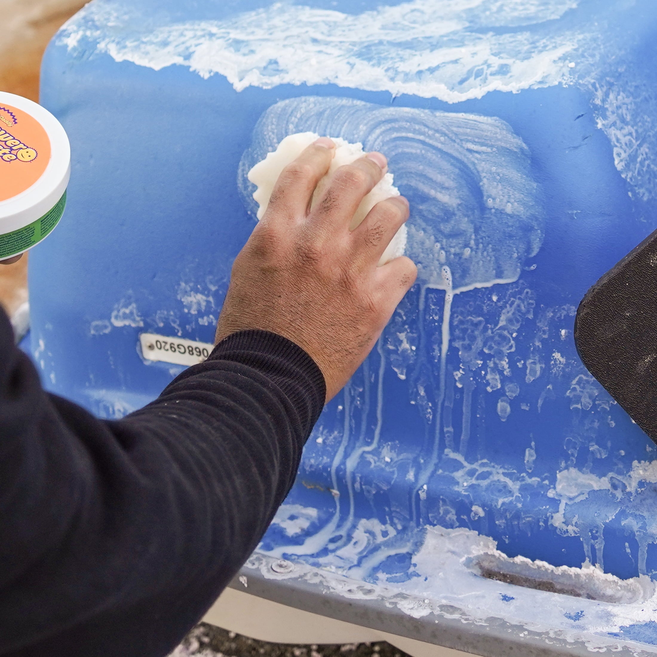 Scrub Daddy PowerPaste All-Purpose Cleaning Paste with Scrub Mommy Multipurpose Cleaning Sponge