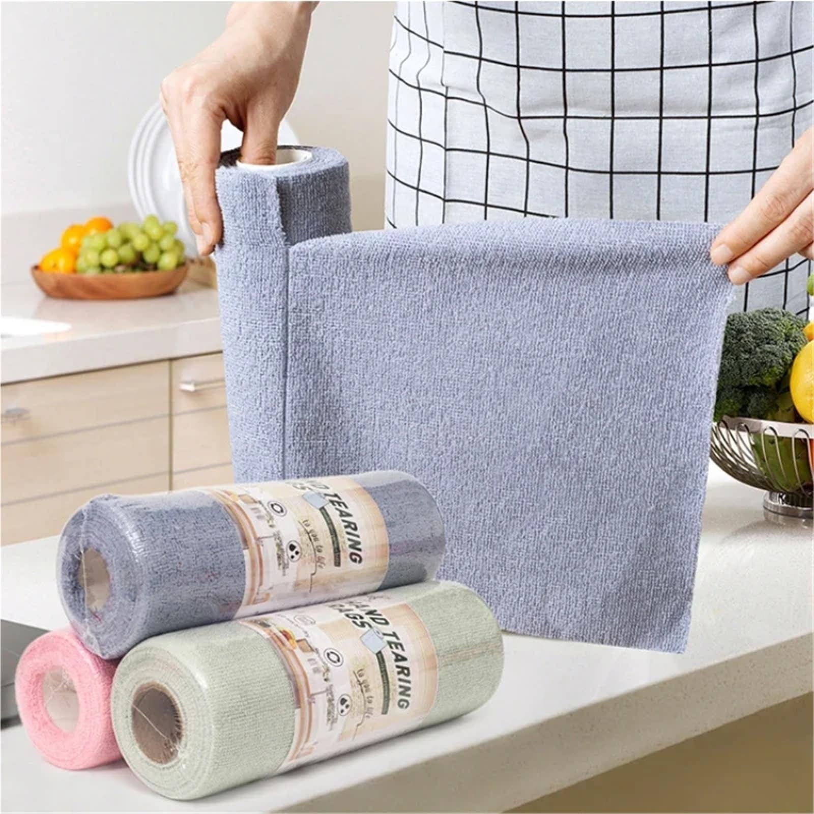 Cloths - Tear-Off Style, Ideal for Wiping Kitchen Utensils, Household , and Towel Replacement (50-Count) - Image 4