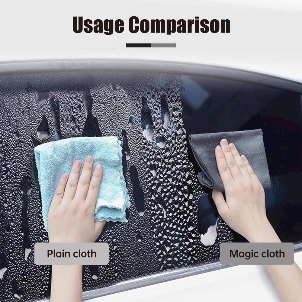 2026 New Thickened Magic Cleaning Cloth, Reusable Streak Free Microfiber Cloth for Kitchen, Window, Glass and Cars - Image 3